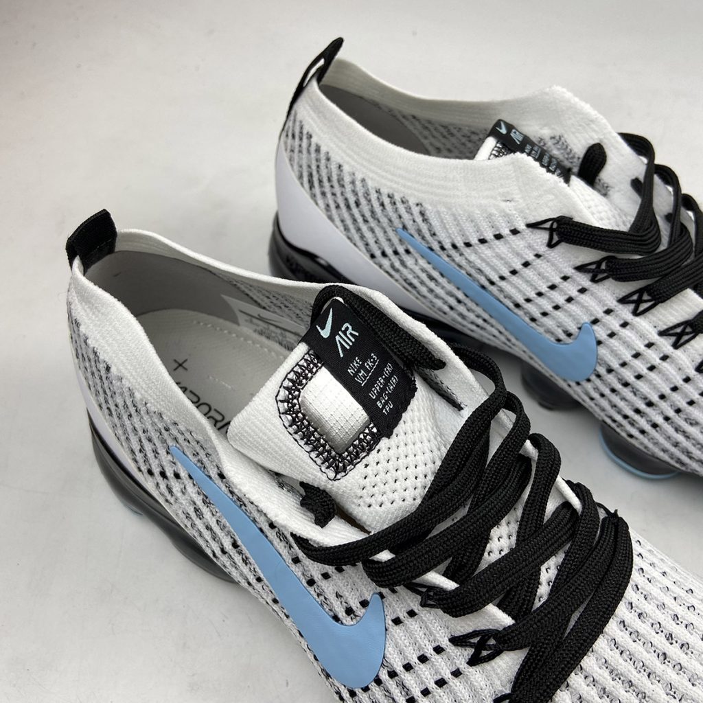 white black and teal nikes