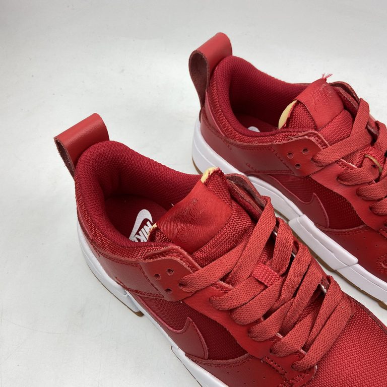 nike dunk low disrupt red gum
