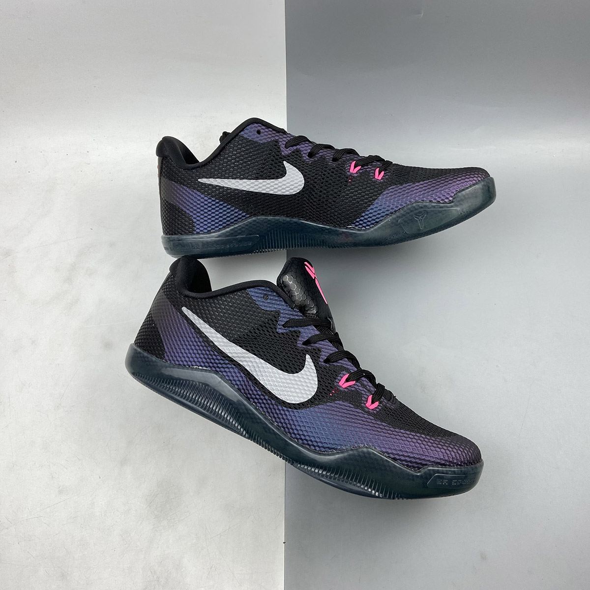 Nike Kobe 11 Low ‘Invisibility Cloak’ Black/Hyper Pink-Metallic Silver ...