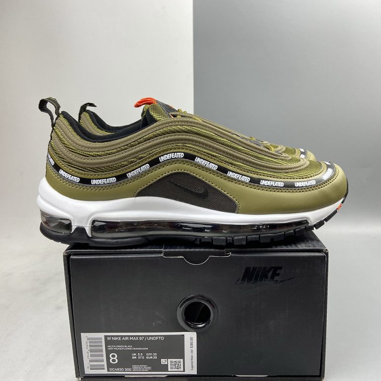 undefeated air max 97 olive
