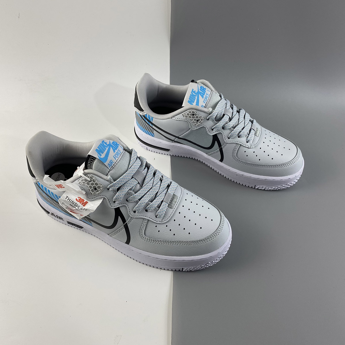 3M-x-Nike-Air-Force-1-React-Pure-Platinum-Black-Baltic-Blue-For-Sale-6