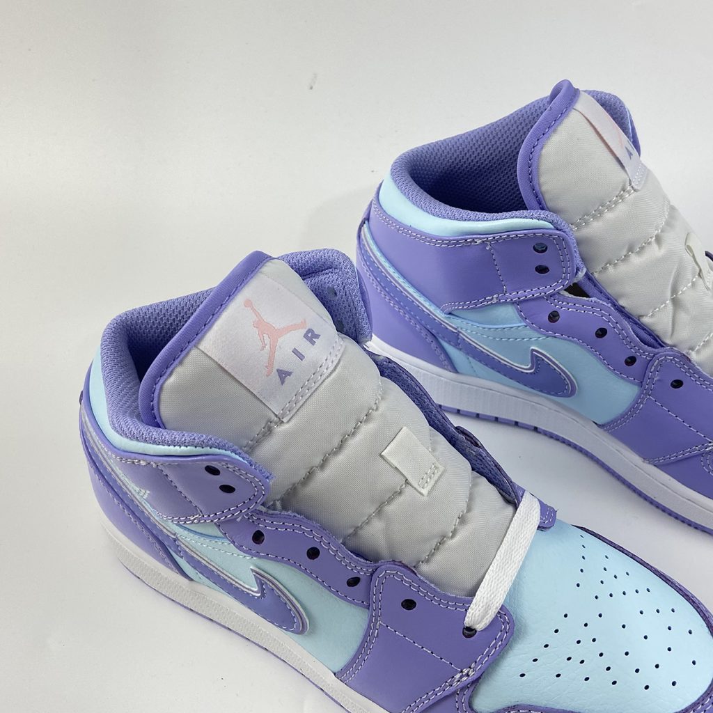air jordan blue and purple