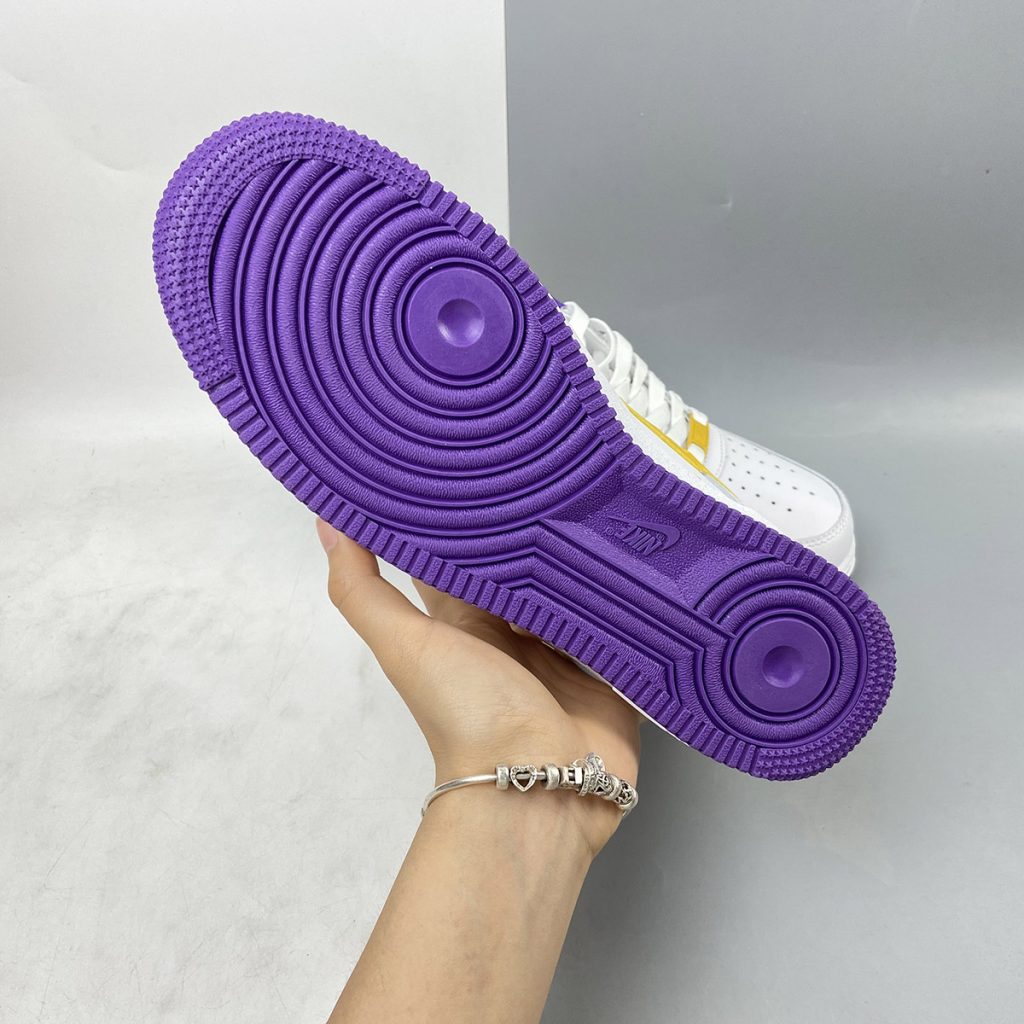 Nike Air Force 1'07 Low White Voltage Purple Yellow HK7765-024 - Sepsport
