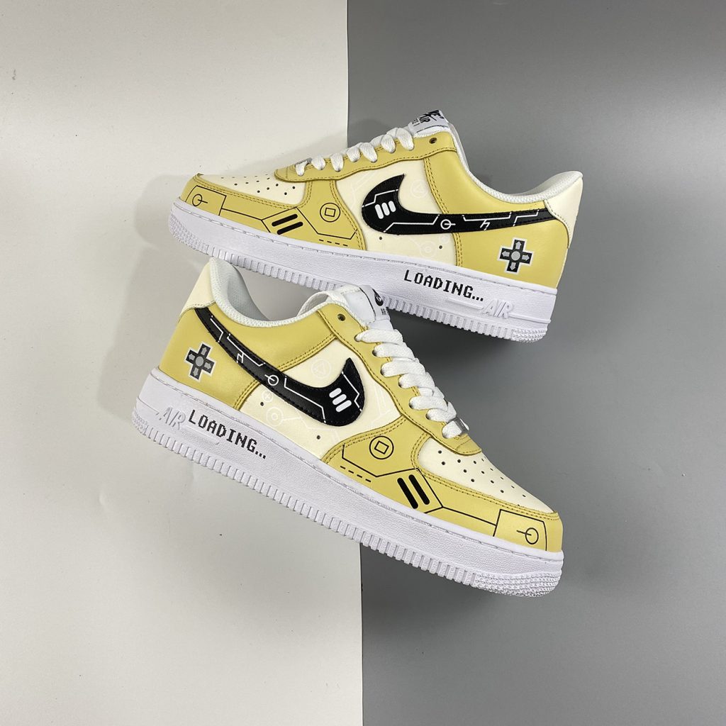 air force 1 yellow laces