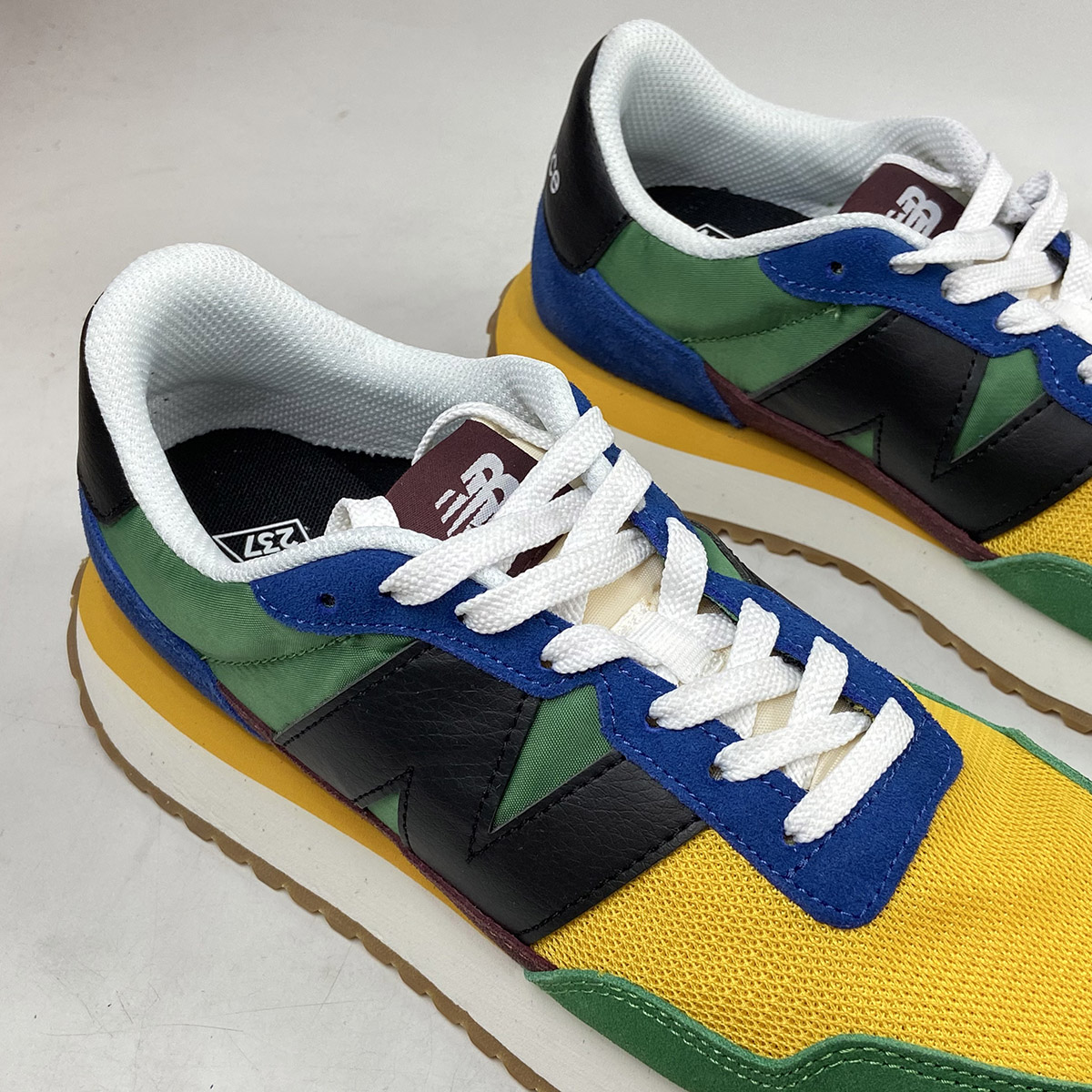 new balance 237 green and yellow