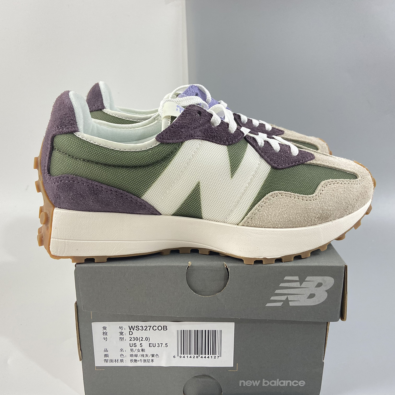 new balance black phantom 327