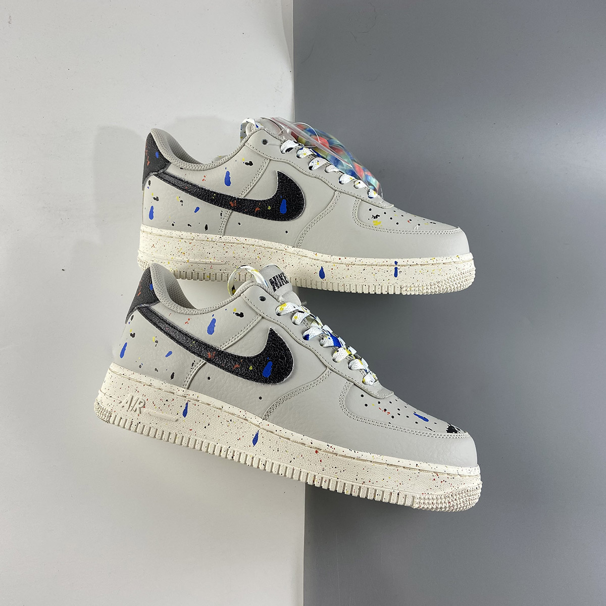 men's air force 1 paint splatter