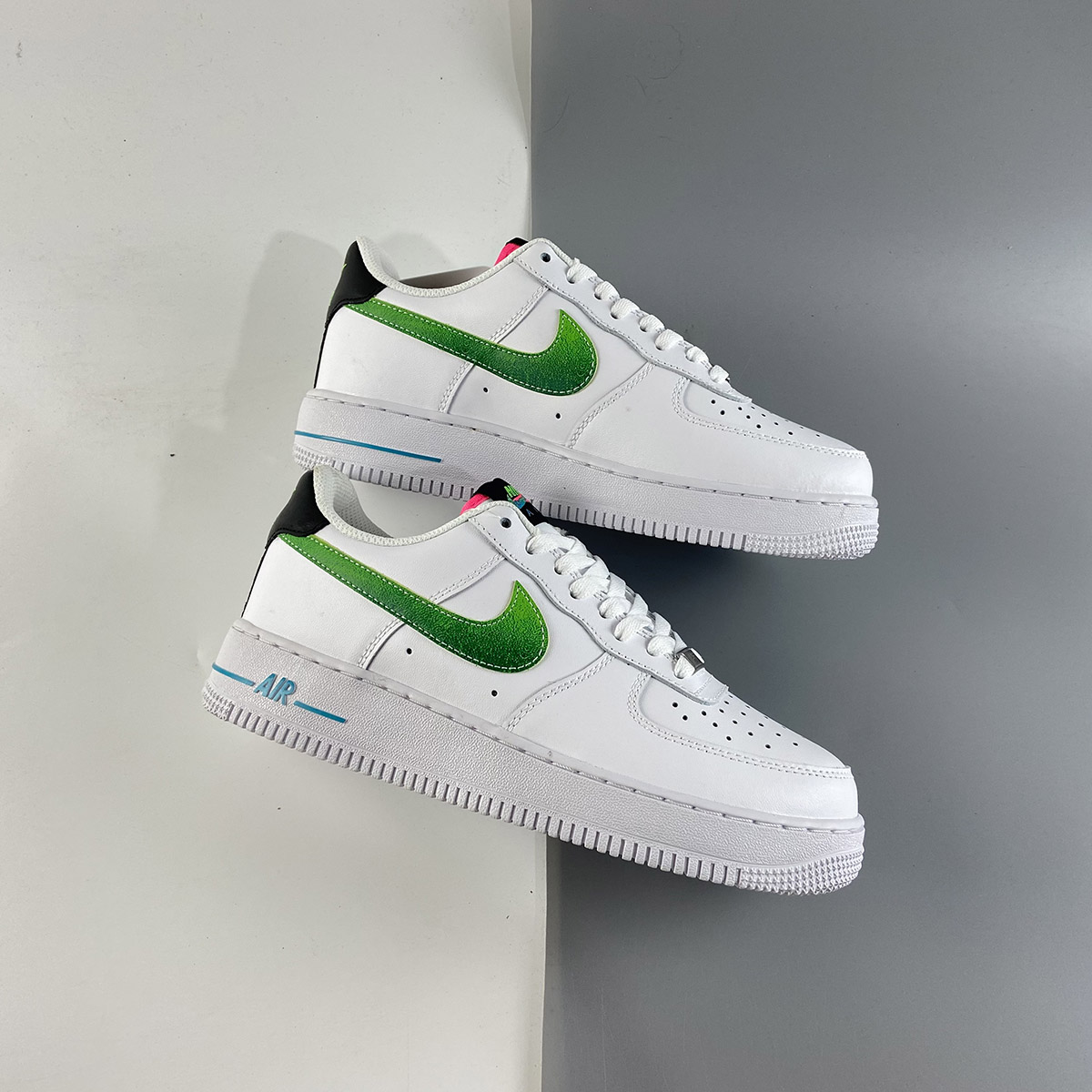 Nike-Air-Force-1-Low-White-Green-Pink-For-Sale-1
