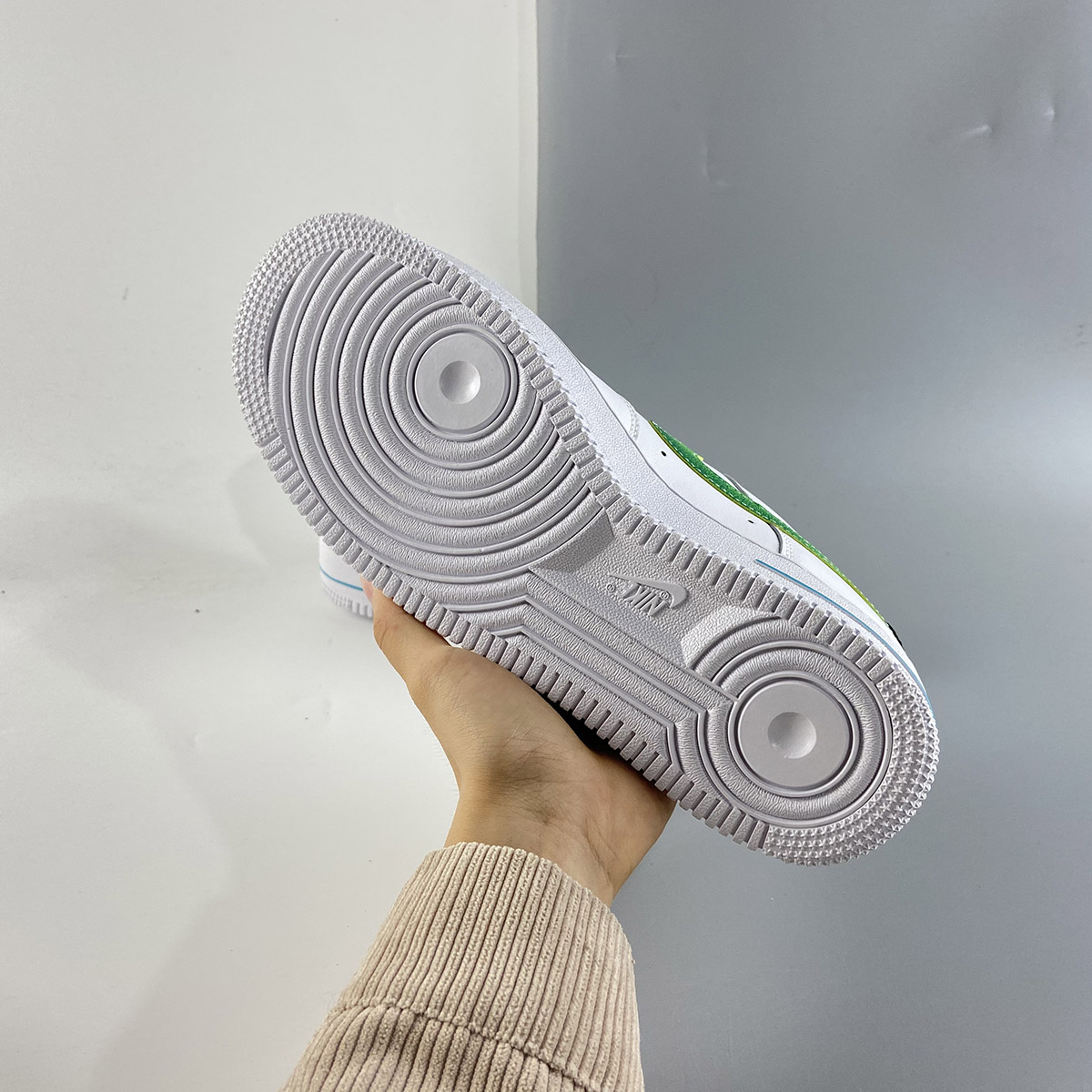 Nike-Air-Force-1-Low-White-Green-Pink-For-Sale-5