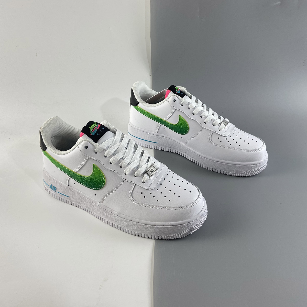 Nike-Air-Force-1-Low-White-Green-Pink-For-Sale-6