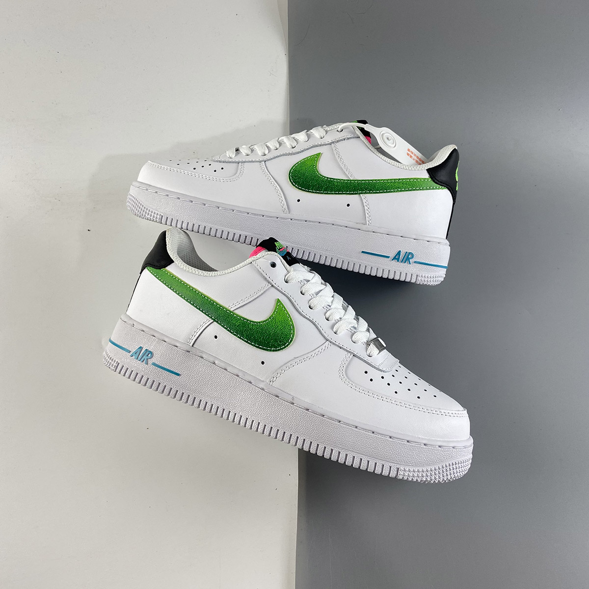 Nike-Air-Force-1-Low-White-Green-Pink-For-Sale