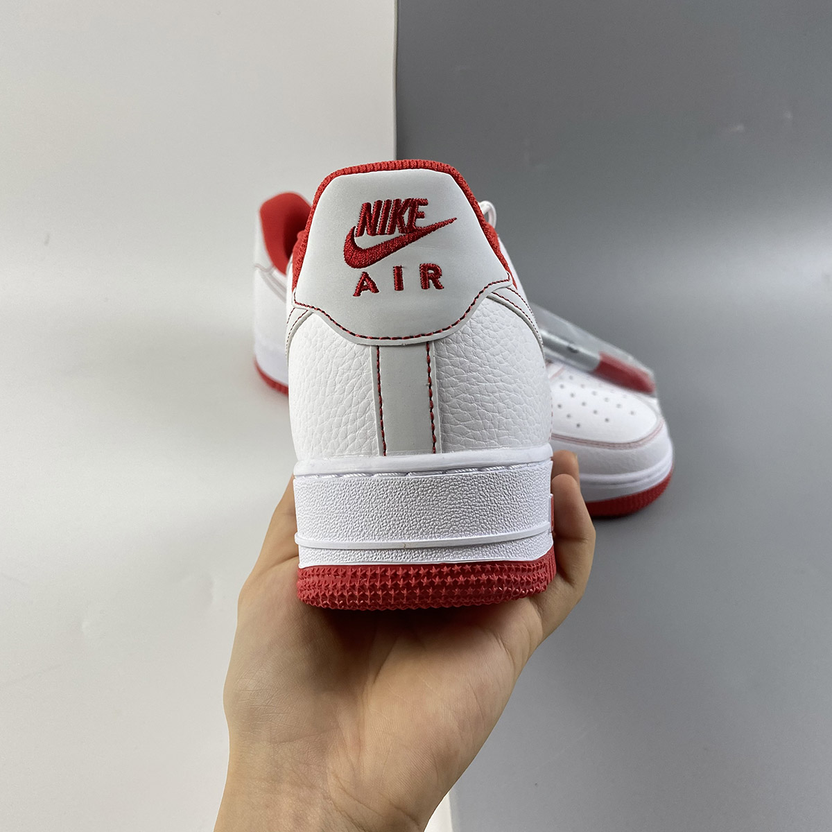 Nike-Air-Force-1-Low-White-White-University-Red-For-Sale-4