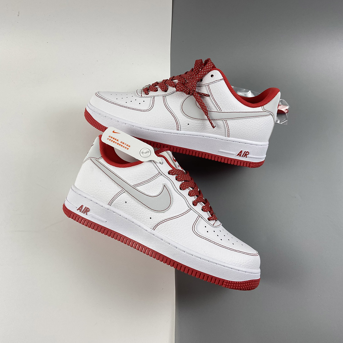 Nike-Air-Force-1-Low-White-White-University-Red-For-Sale