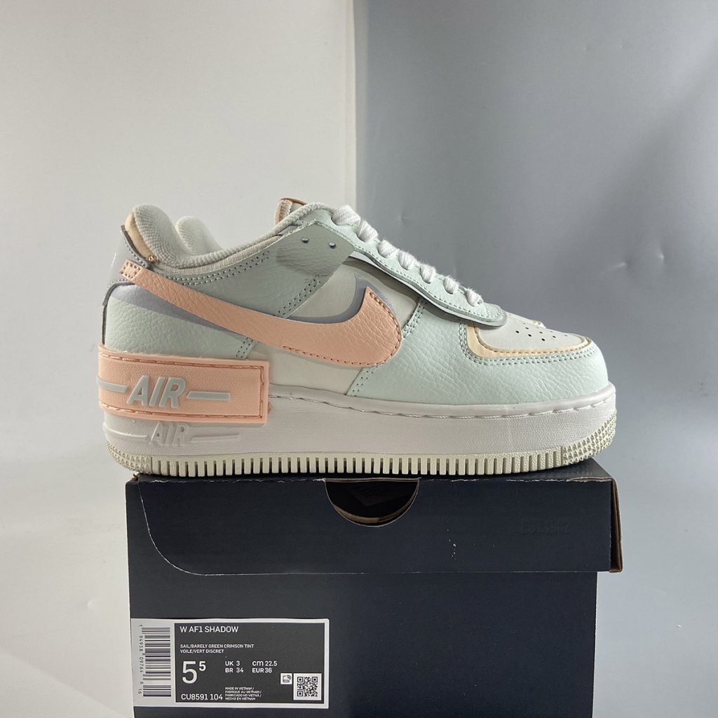 shadow barely green and crimson tint air forces