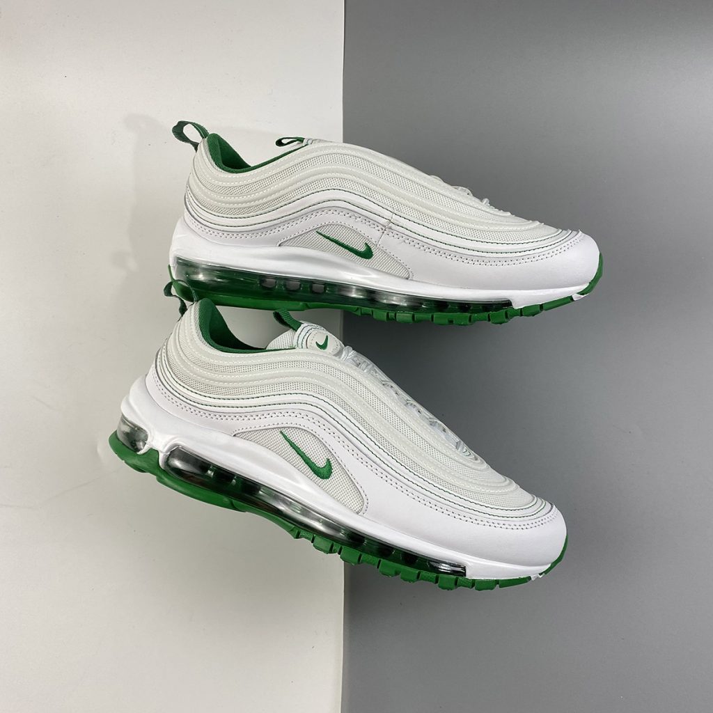 air max 97 white black green