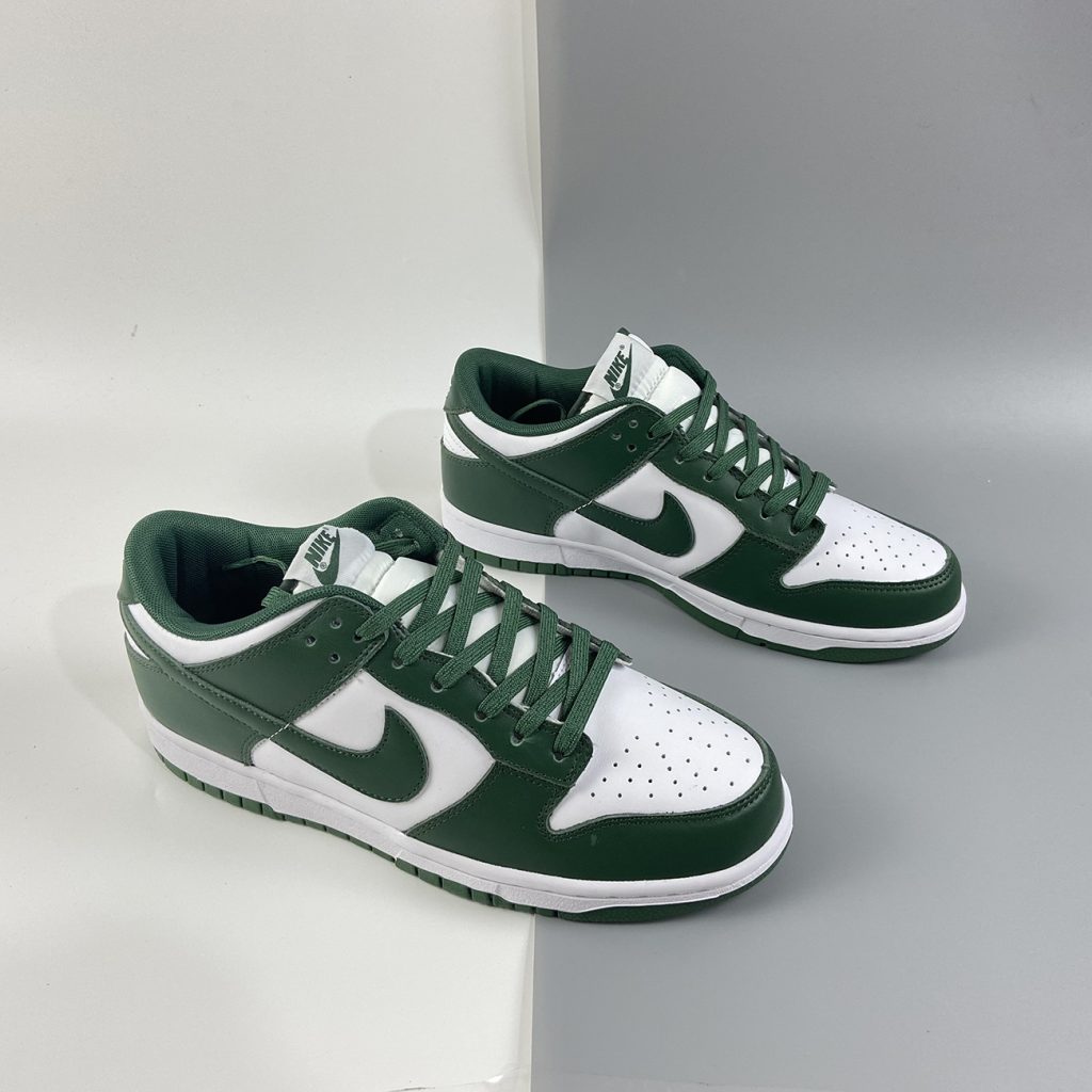 Nike Dunk High - Court Green - Gorge Green - Vivid Orange - SneakerNews.com