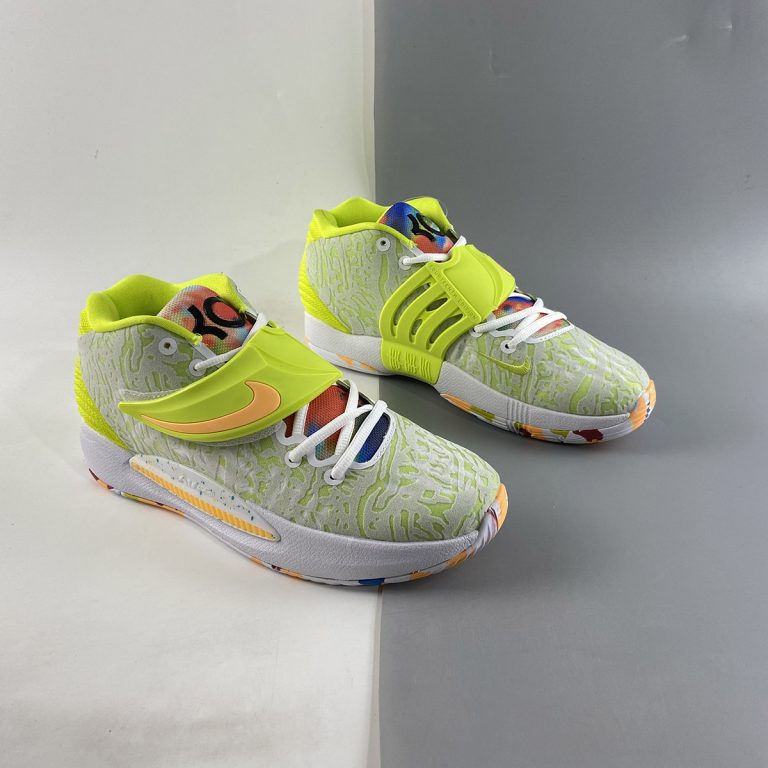 nike kd 14 white lime green