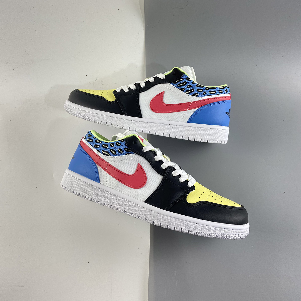 Air-Jordan-1-Low-Black-Light-Fusion-Red-White-Coast-For-Sale