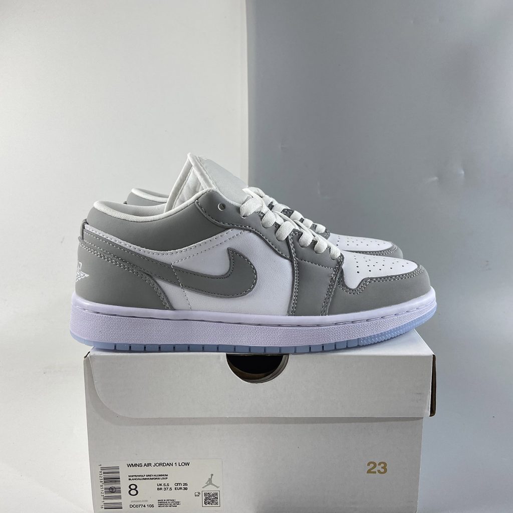 Air Jordan 1 Low White Wolf Grey Dc0774 105 For Sale The Sole Line