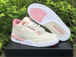 Air Jordan 3 WMNS Sail/Rust Pink-White-Crimson â Sneaker Novel