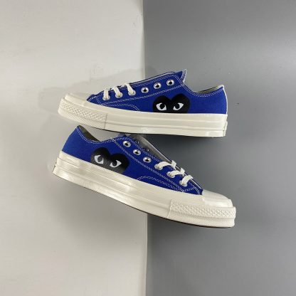 CDG Play x Converse Chuck Taylor All Star 70 Low Blue For Sale – The ...