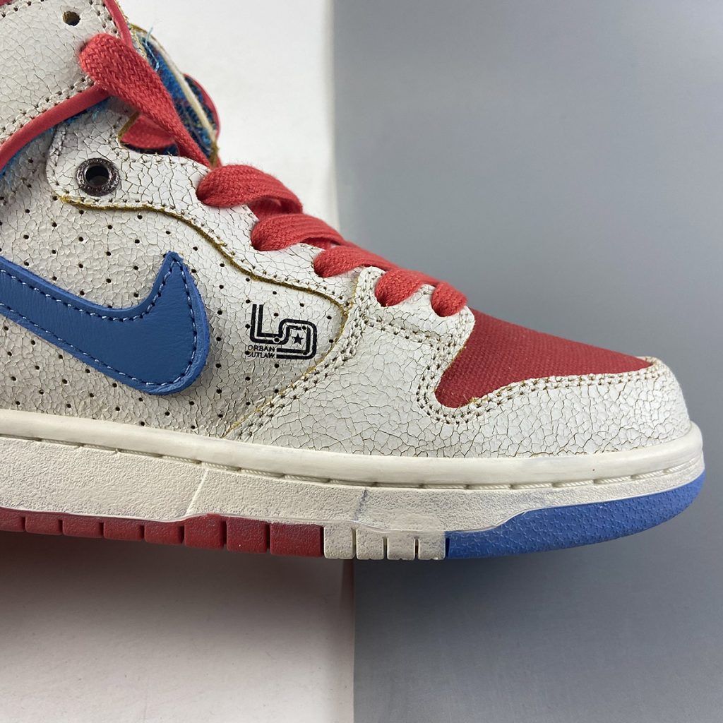 Ishod Wair x Magnus Walker x Nike SB Dunk High White Blue Red For Sale â The Sole Line
