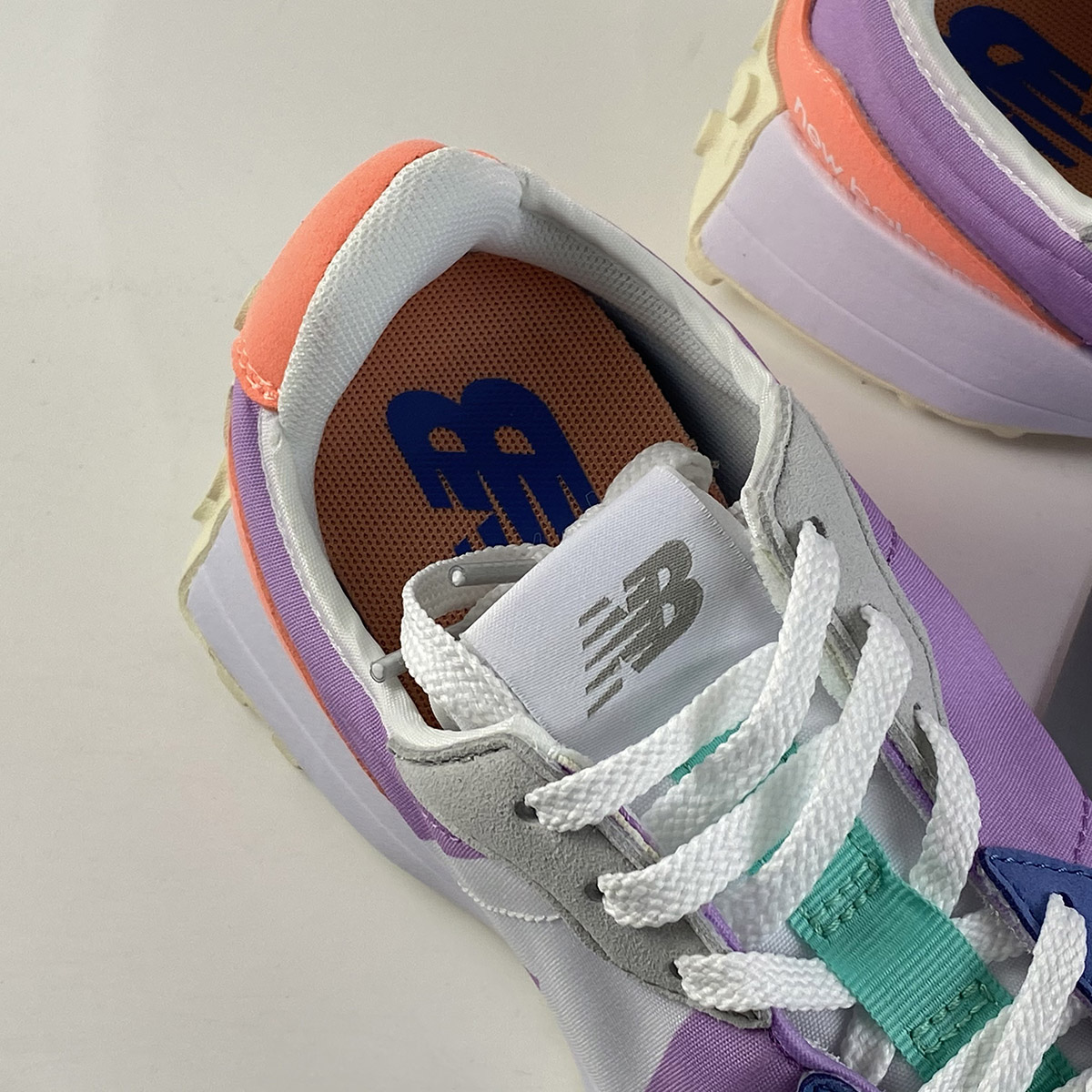 new balance 327 dark violet with summer jade