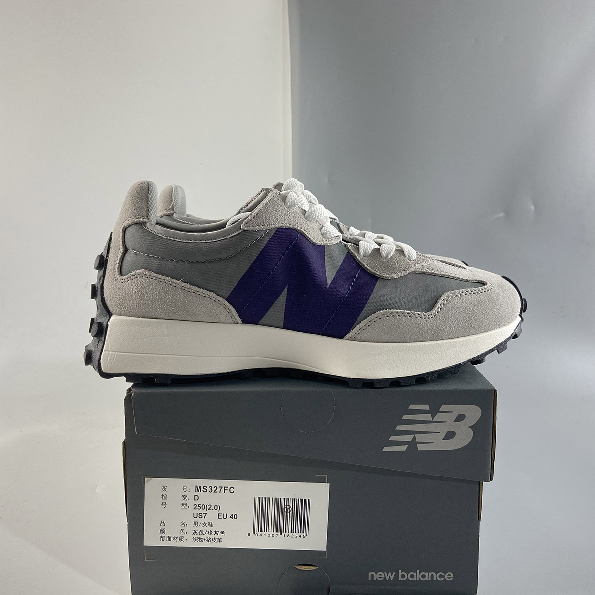 new balance 327 size red purple tan