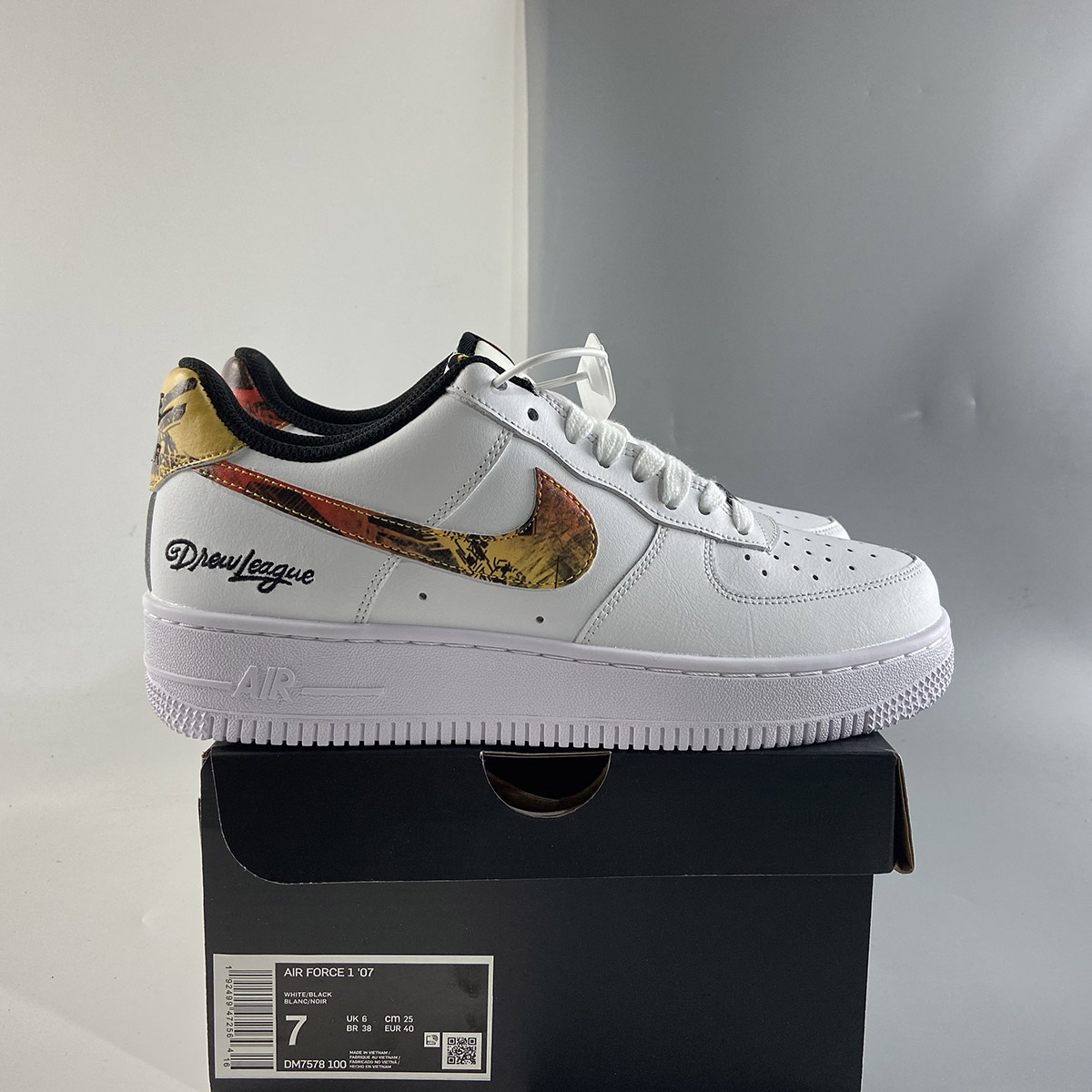 Nike-Air-Force-1-Low-Drew-League-White-Black-Multi-Color-For-Sale-7