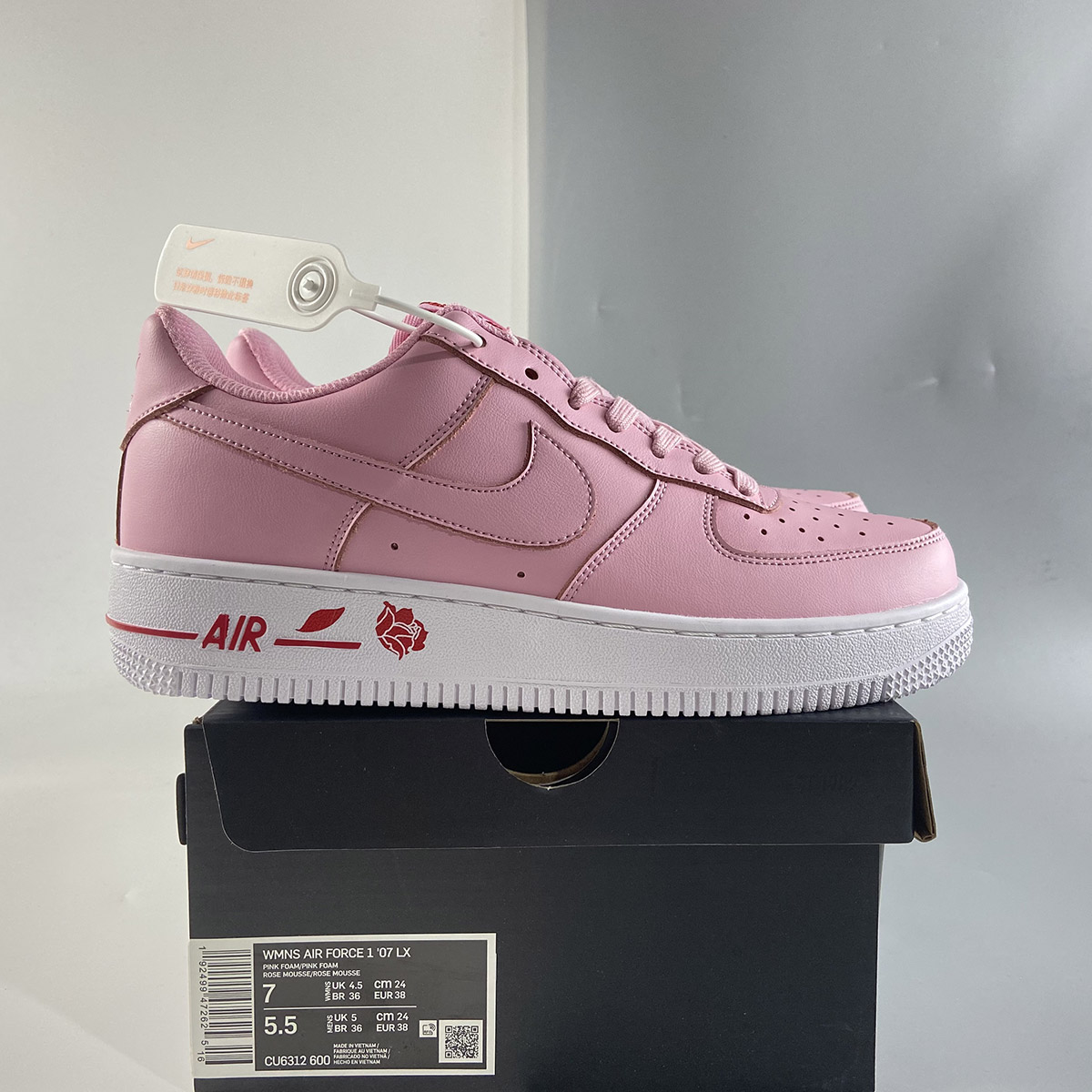 Nike-Air-Force-1-Low-Rose-Pink-Foam-White-University-Red-Pine-Green-7