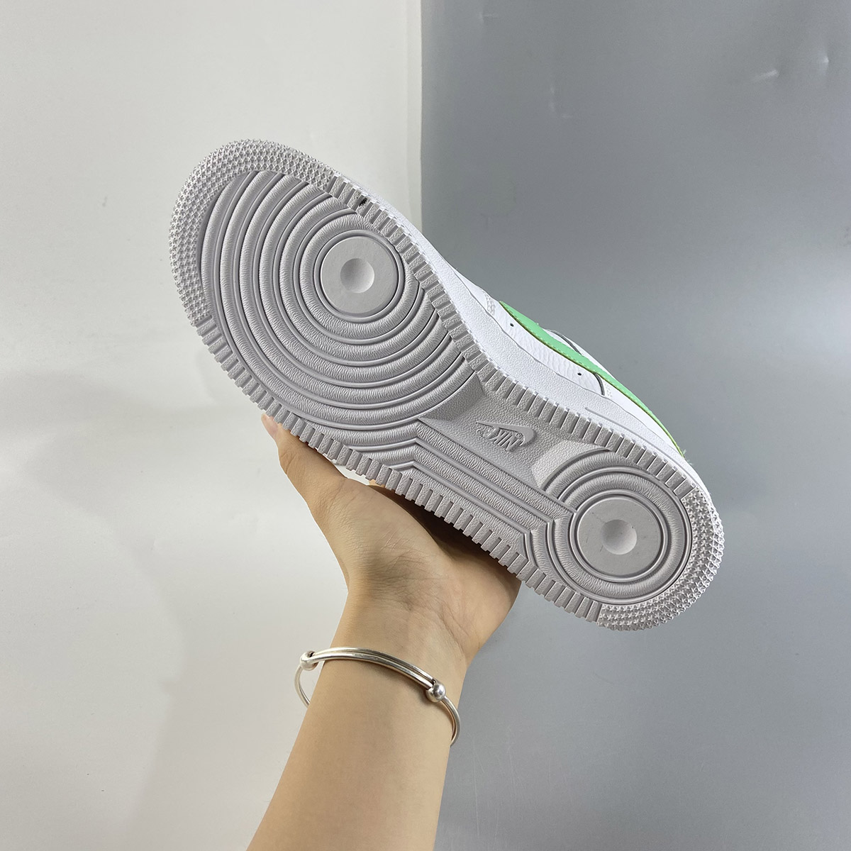 Nike-Air-Force-1-White-Light-Bone-White-Green-Glow-For-Sale-5
