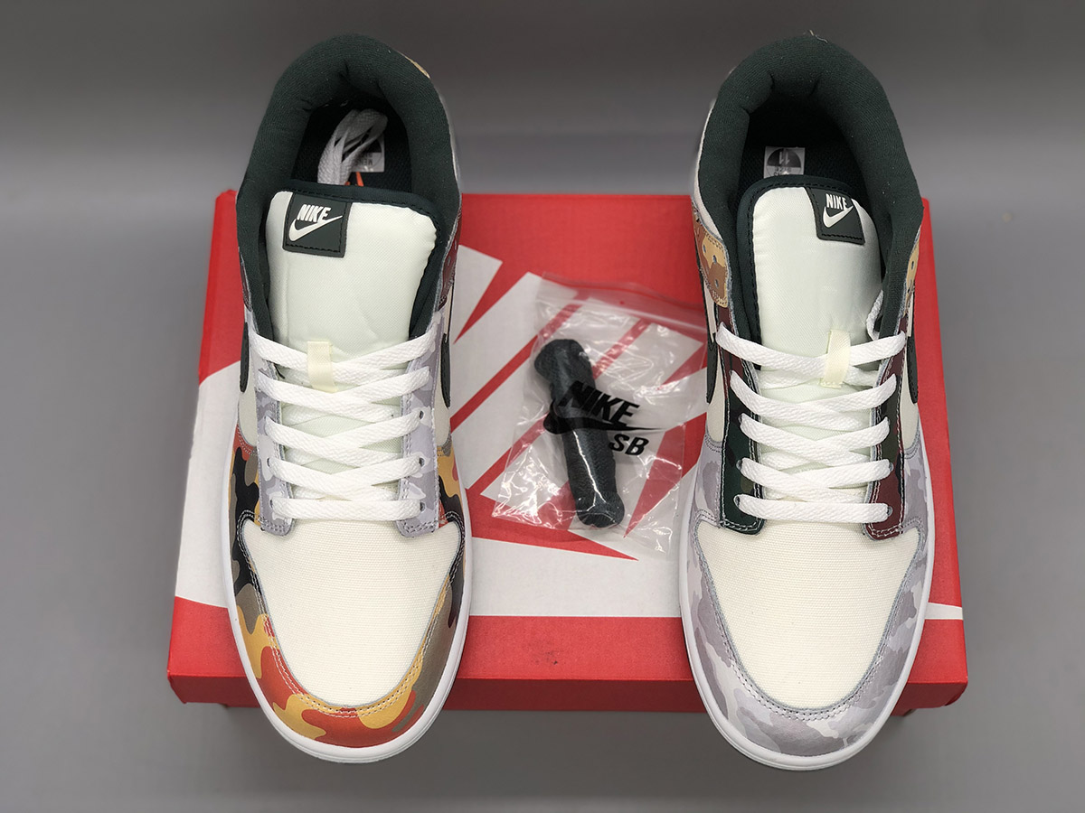 nike dunk low sail vintage green