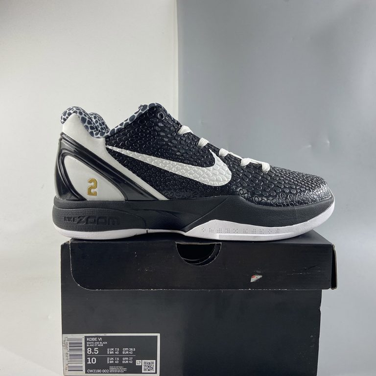 Nike Kobe 6 Protro âMamba Foreverâ Black/White-Metallic Gold For Sale â The Sole Line