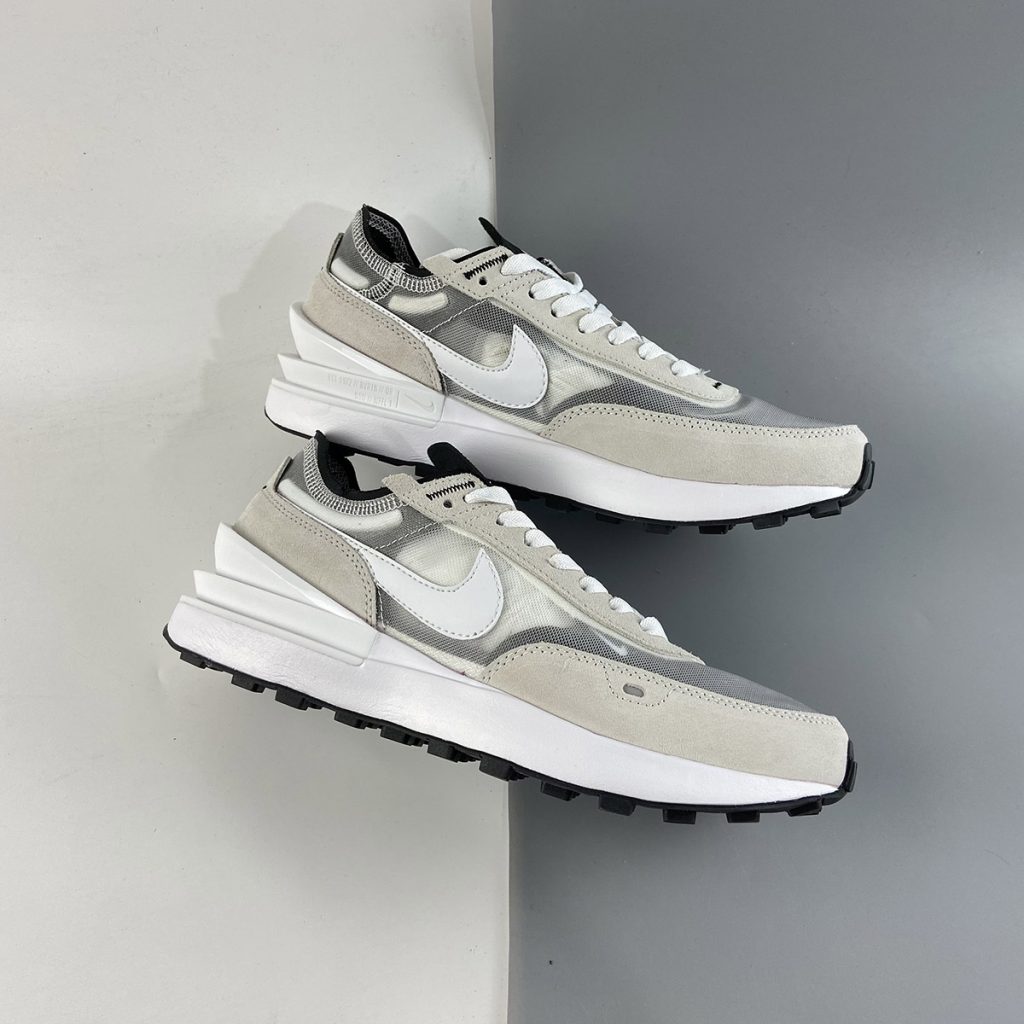 nike waffle one men white