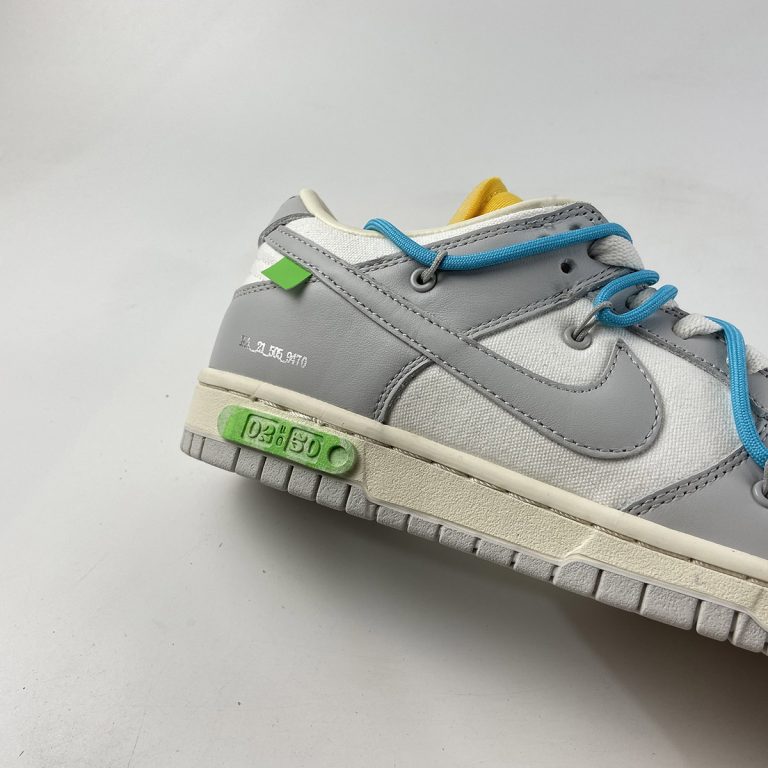 dunk off white yellow