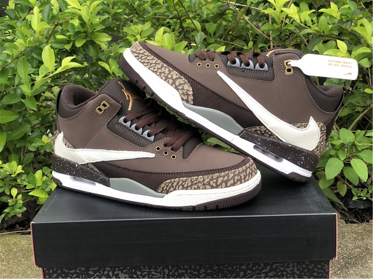 Travis Scott X Air Jordan 3 Brown For Sale The Sole Line