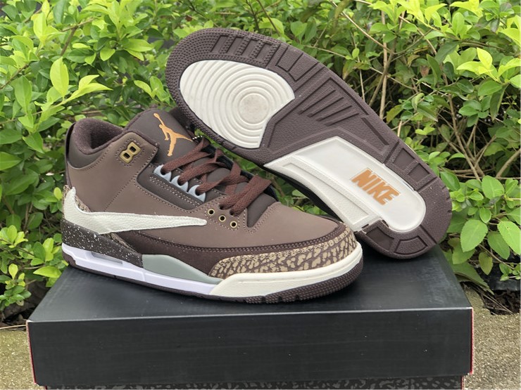 Travis Scott X Air Jordan 3 Brown For Sale The Sole Line