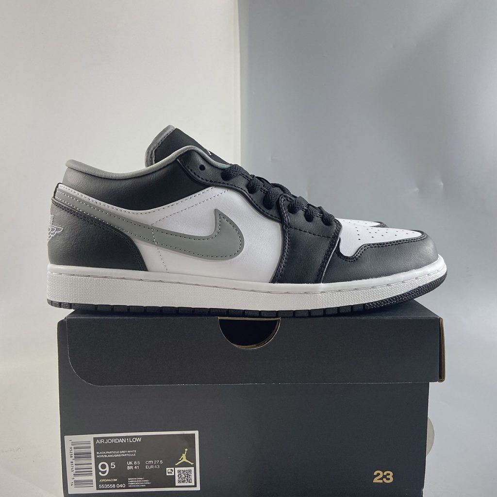Air Jordan 1 Low Black/Medium Grey/White For Sale â The Sole Line