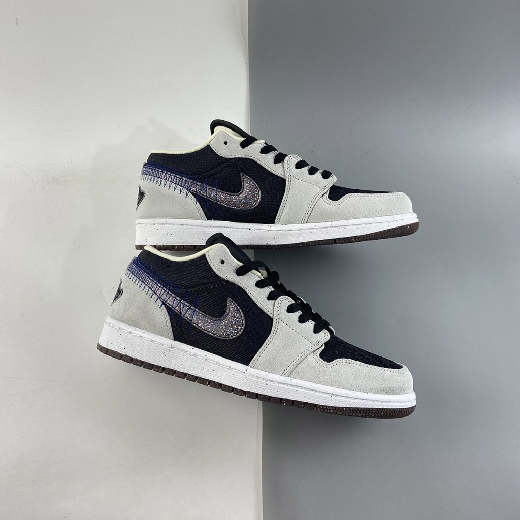 Air Jordan 1 Low âCraterâ Grey Black For Sale â The Sole Line