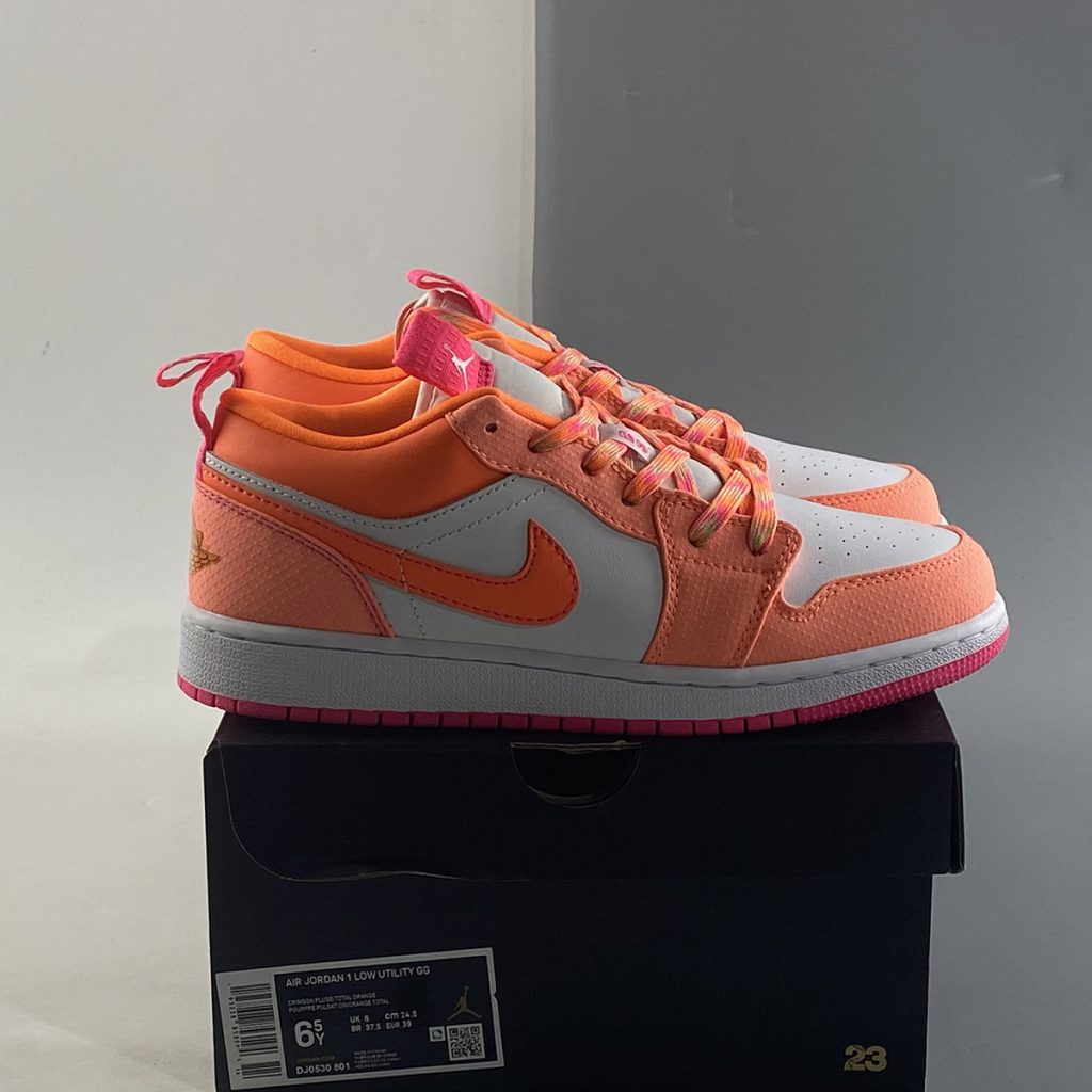 Air Jordan 1 Low Utility GS Pink White For Sale â The Sole Line