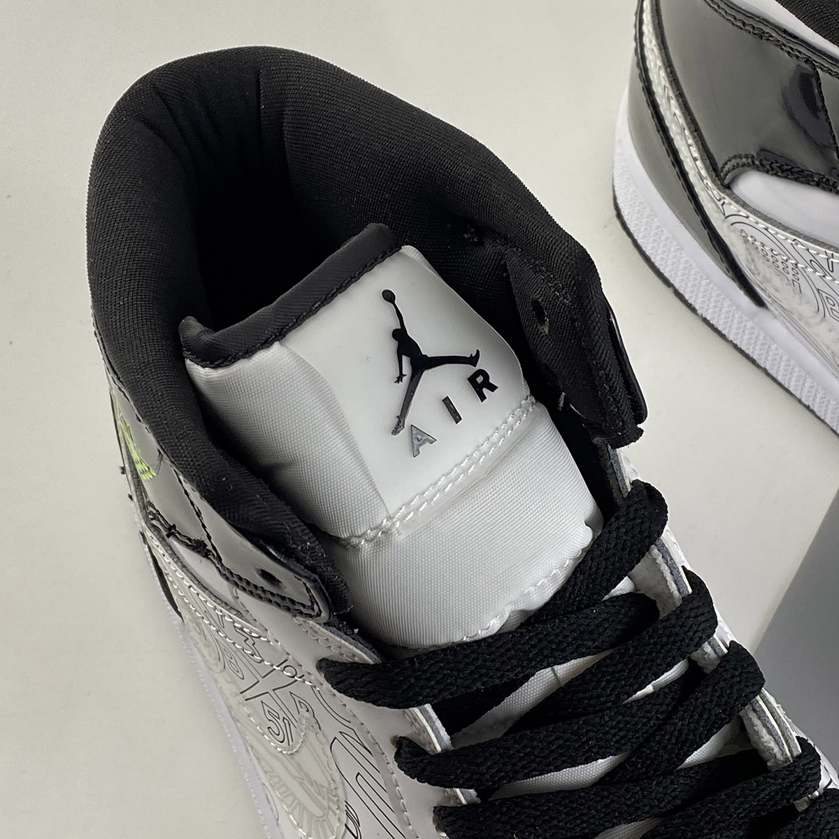 Air-Jordan-1-Mid-DIY-White-White-Black-Volt-For-Sale-3