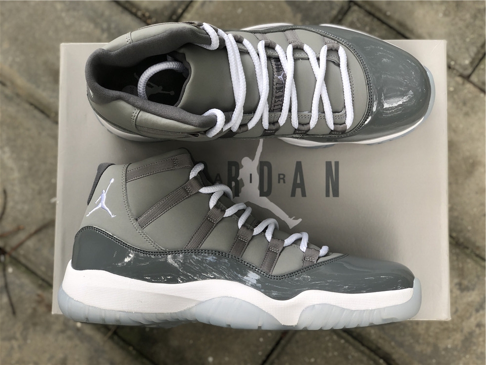 jordan 11 cool grey 2021 box