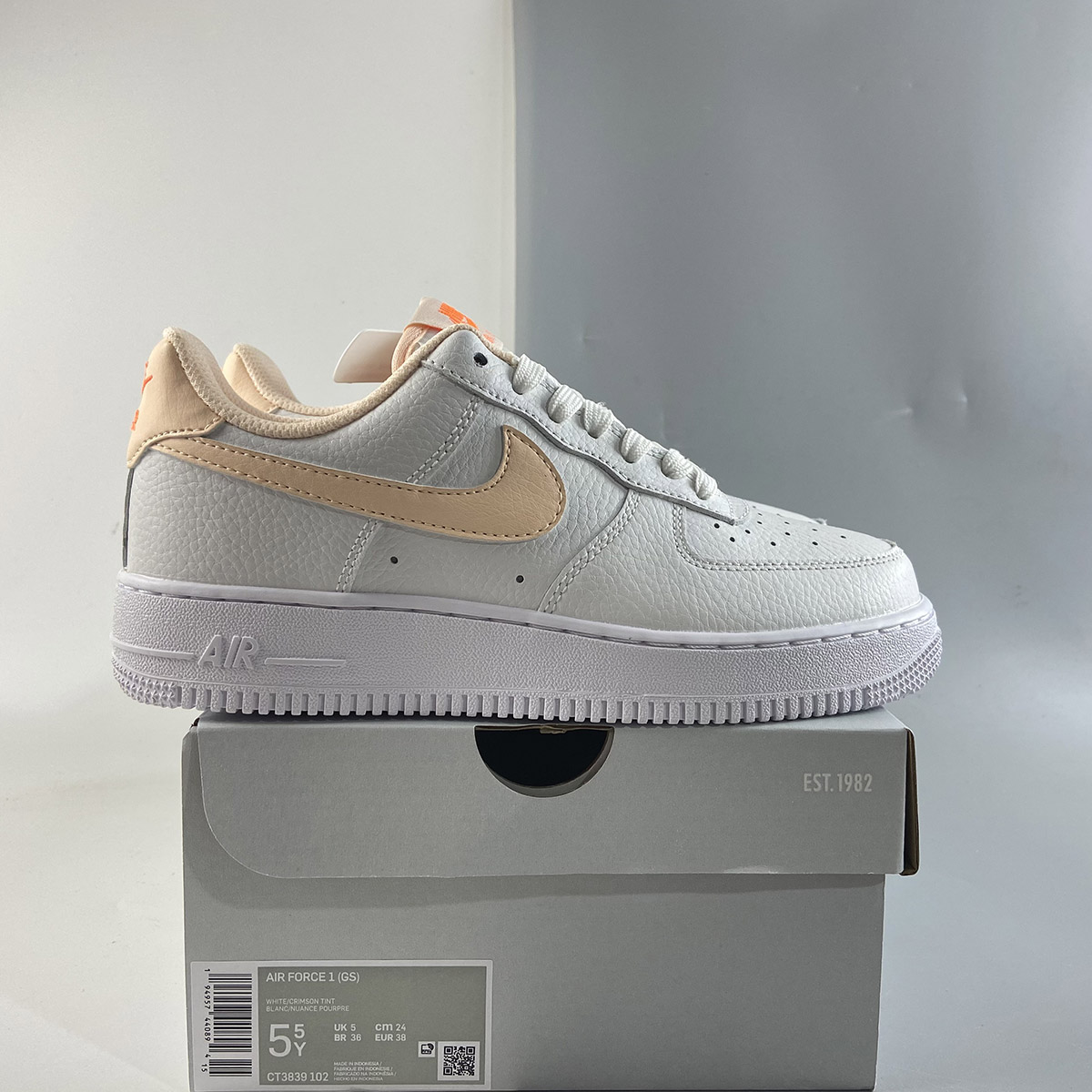 Nike-Air-Force-1-GS-White-Hyper-Crimson-For-Sale-7