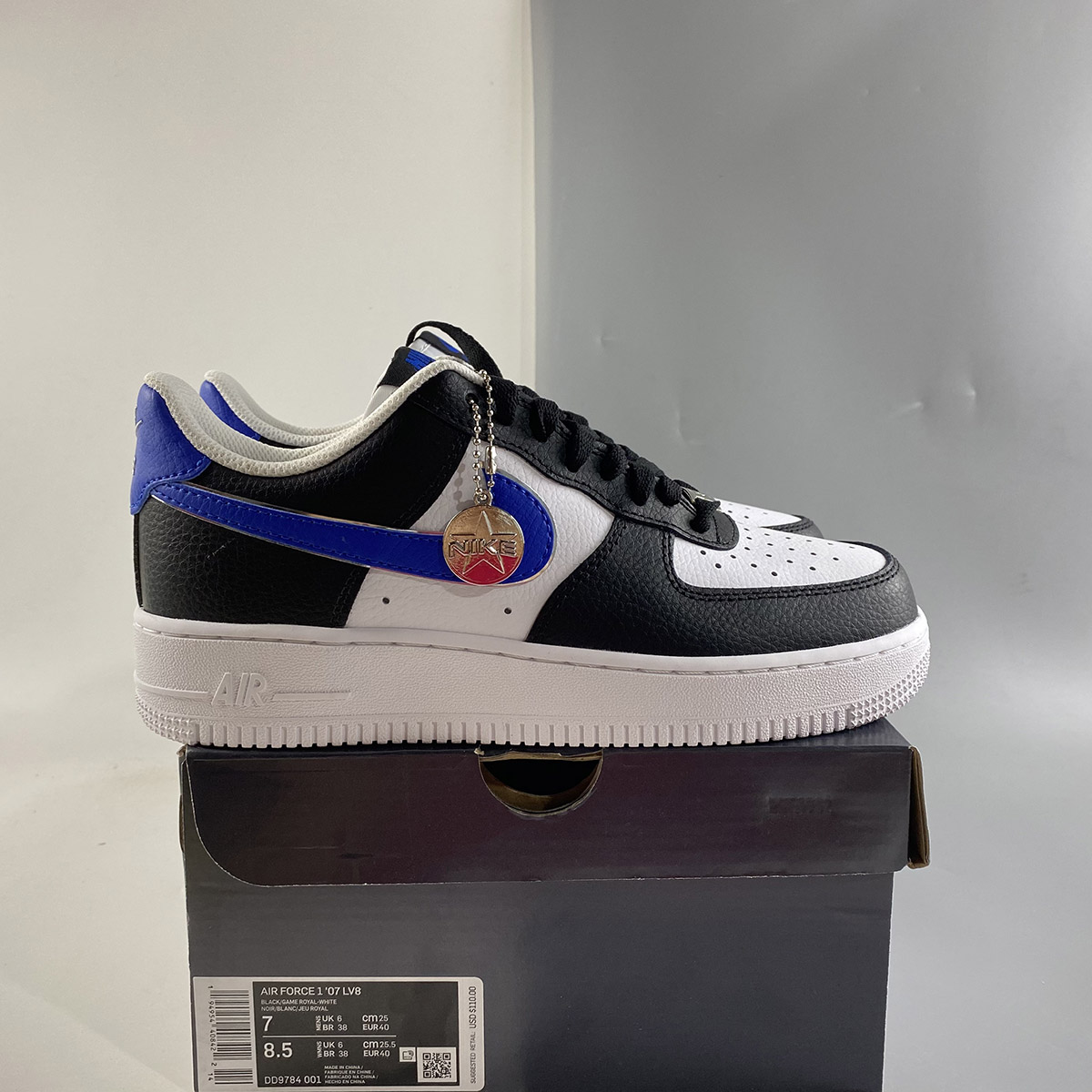 Nike-Air-Force-1-Low-Shooting-Stars-White-Black-Blue-For-Sale-8