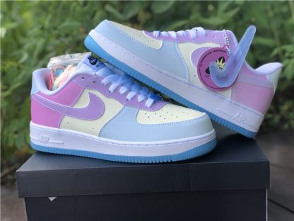 air force 1 pink and yellow