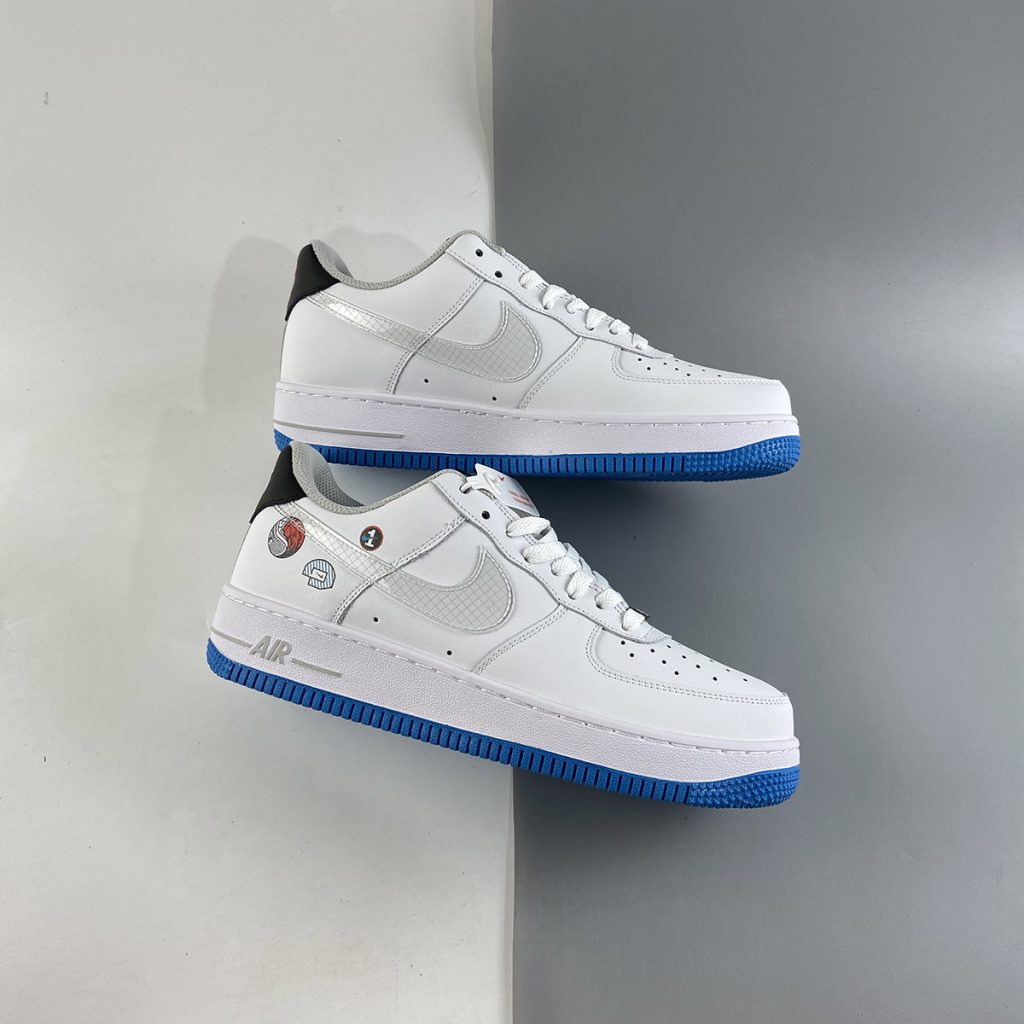air force 1 white wolf grey black