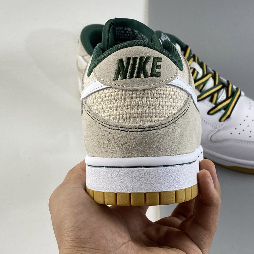 white nike with gum bottom