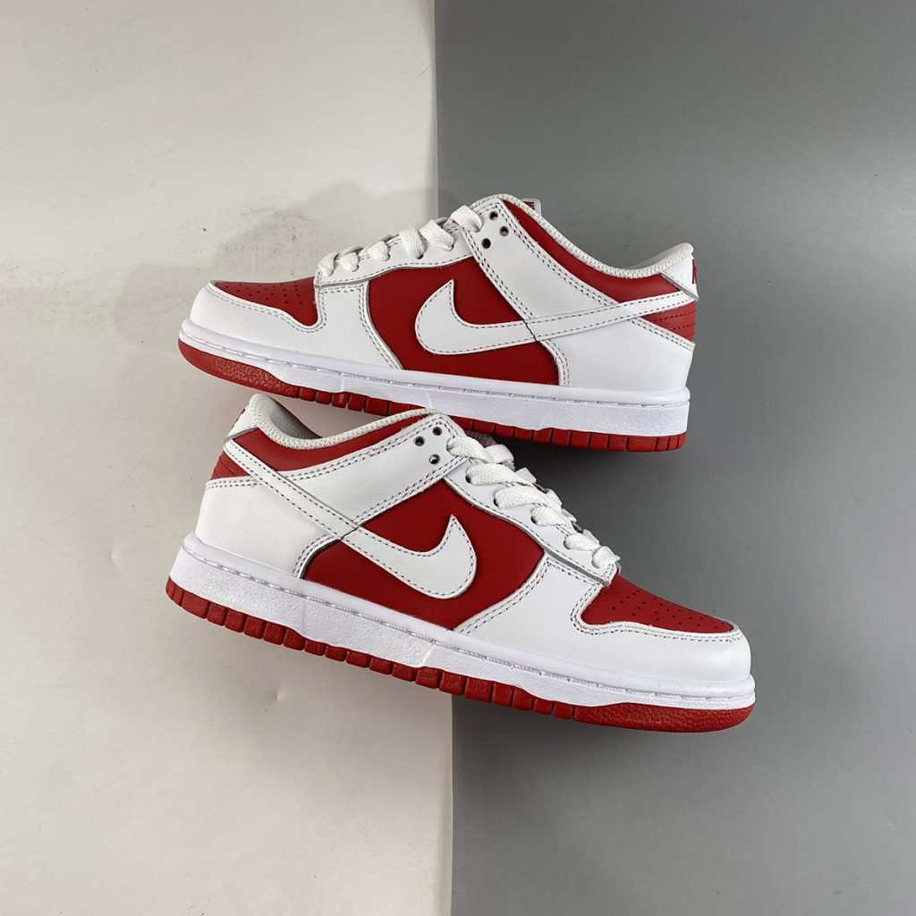 Nike Dunk Low University Red/White-Total Orange For Sale – The Sole Line