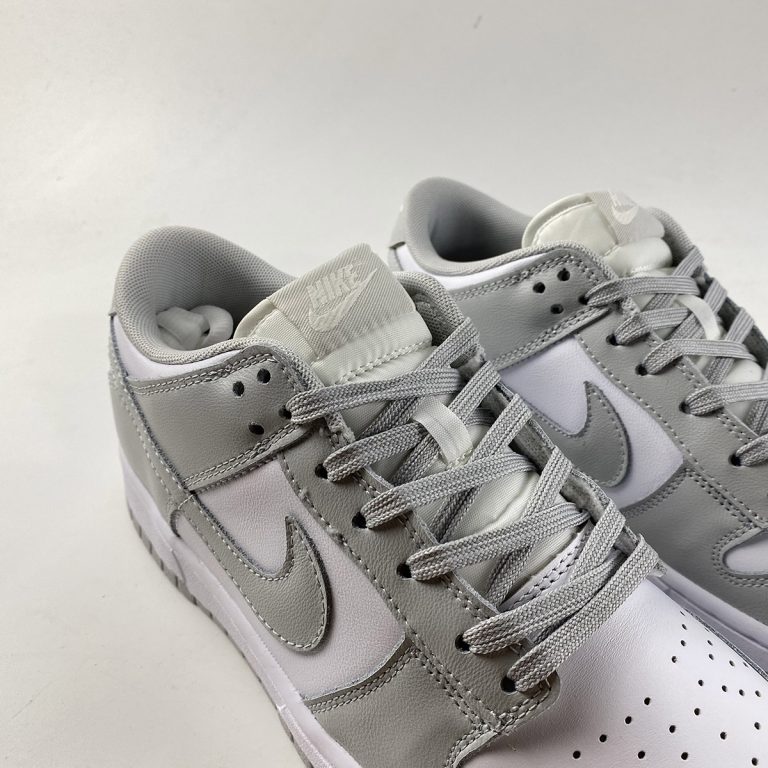 nike dunk low white fog
