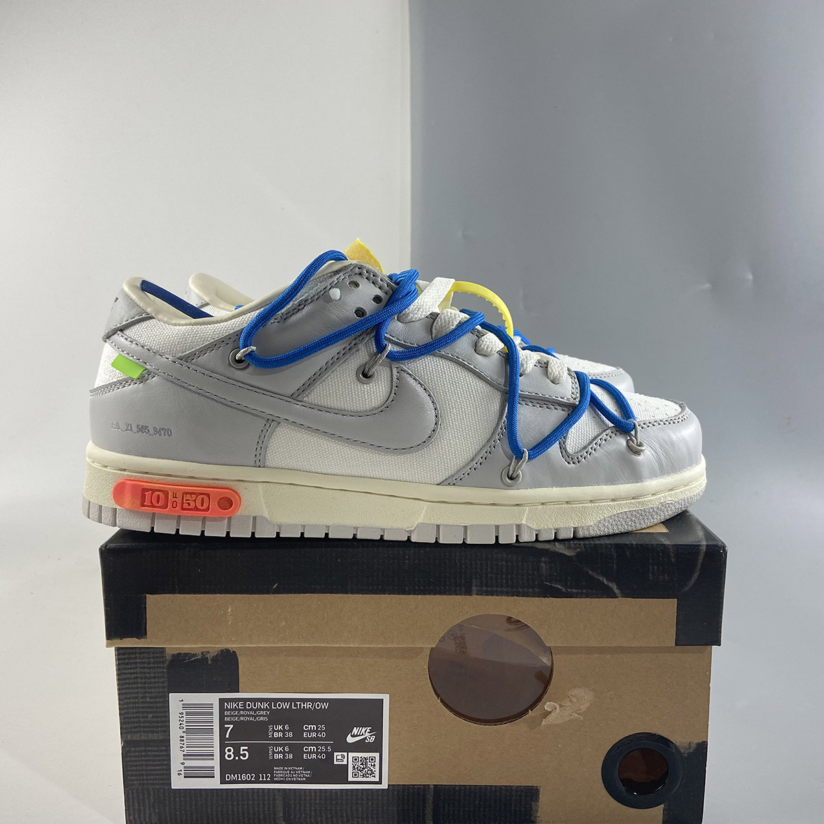 Off-White-x-Nike-Dunk-Low-10-To-50-Grey-White-Yellow-For-Sale-7
